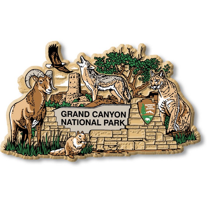 RGL-GC1 Grand Canyon National Park Entrance SIGN Magnet